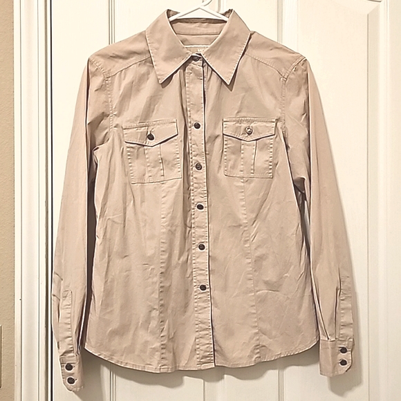 MICHAEL Michael Kors Tops - Michael Kors nude button down